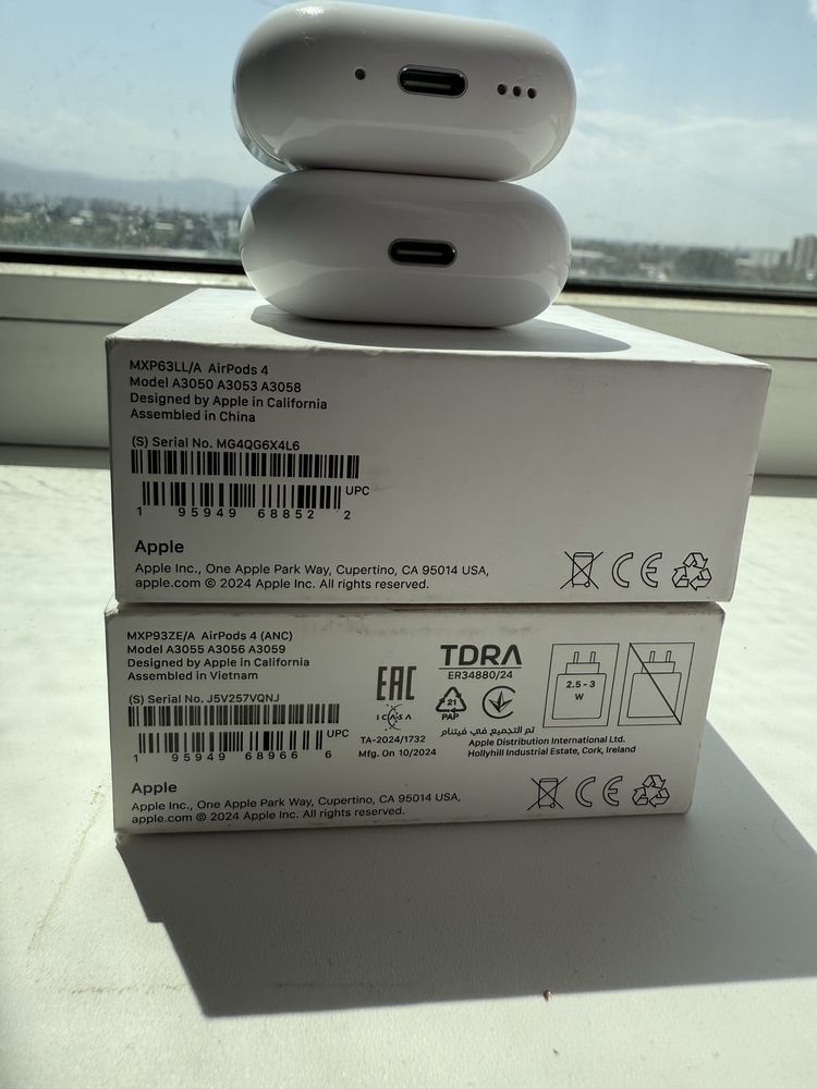 Airpods 4 (ANC) Эйрподс кейс футляр чехол зарядчик