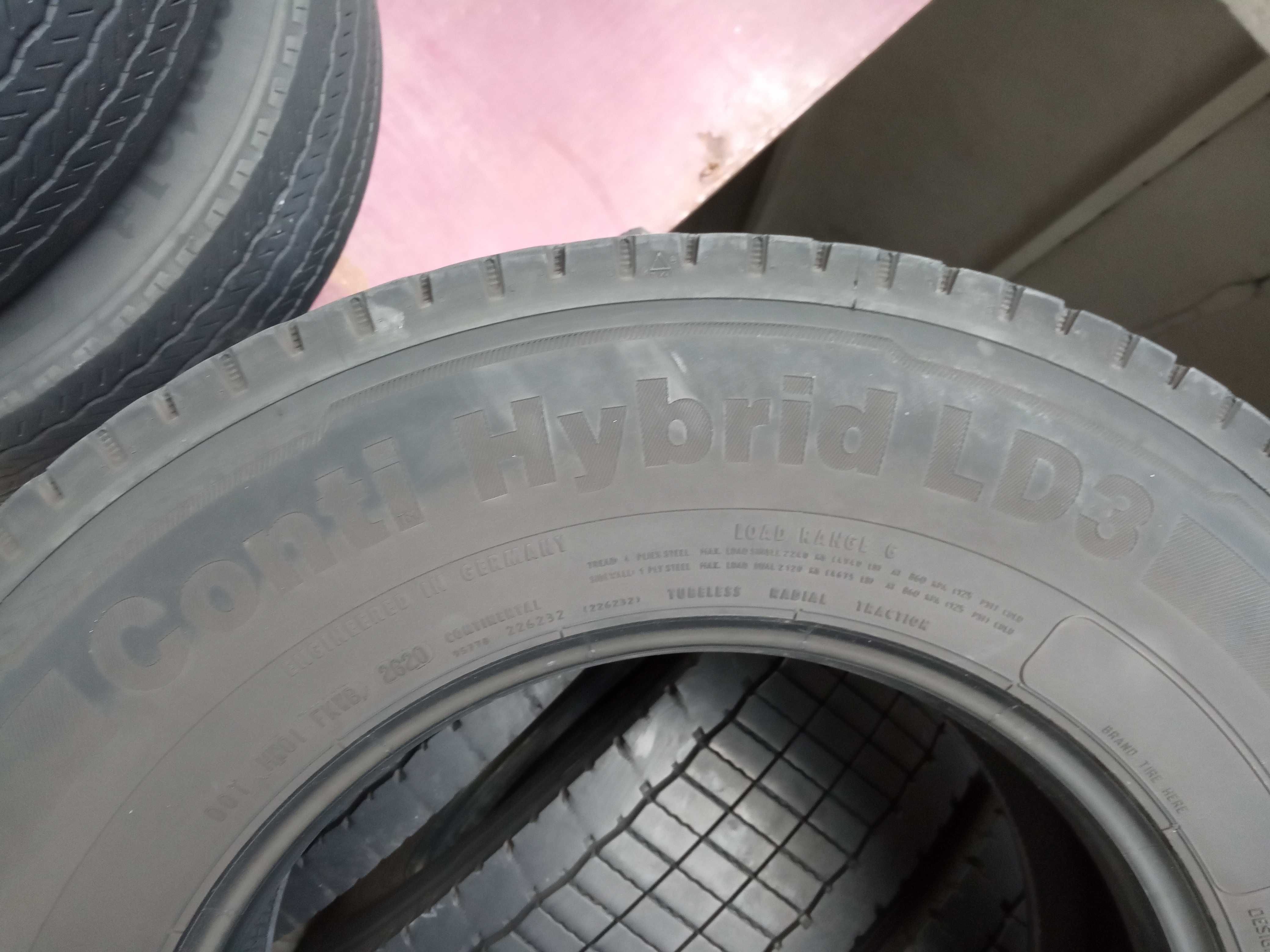 4 тежкотоварни гуми 245/70R17.5 Continental Hybrid LD3 136/134M 14PR