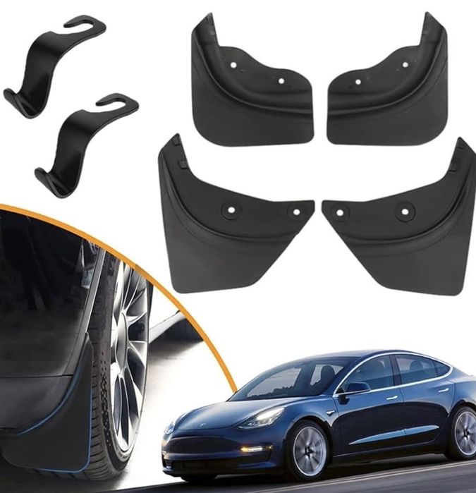 Set de 4 apărătoare de noroi pentru Model Y