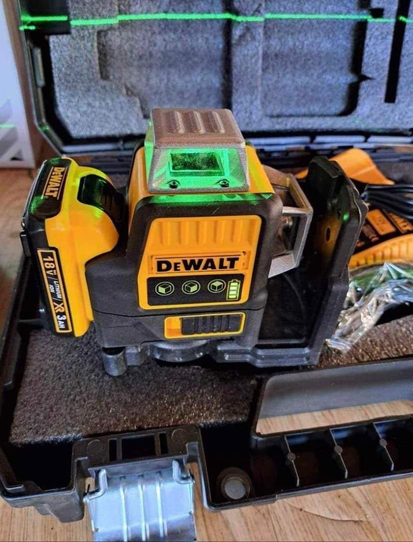 3D лазерен нивелир със зелен лазер Dewalt