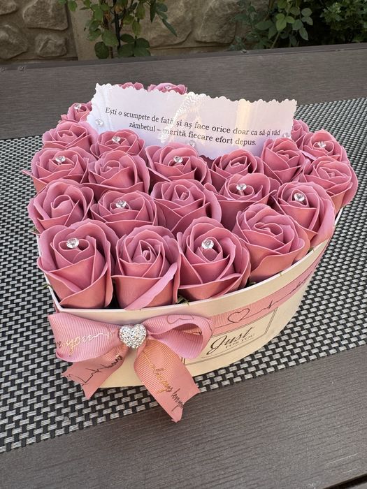 Aranjamente din trandafiri de sapun