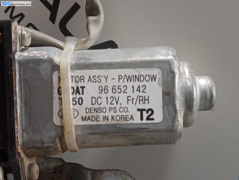 Macara Electrica pentru Geam Sticla Usa Portiera Stanga Fata Chevrolet Aveo T200 2003 - 2011 Cod 96652142 [M5024]