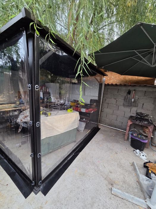 Folie Cristal transparenta terase foisoare, terasa PVC