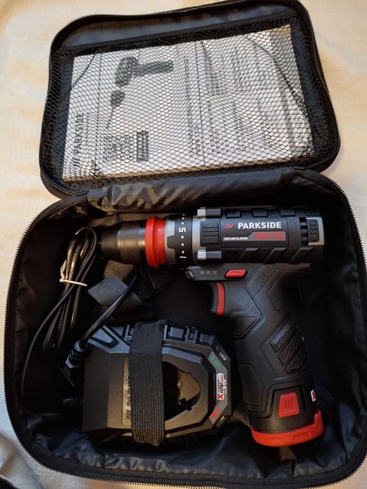 Masina de gaurit si insurubat Parkside Brushless, + acum si incarcator