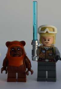 MiniFigurine Lego Star Wars Luke Skywalker Wicket Ewok JarJar Binks