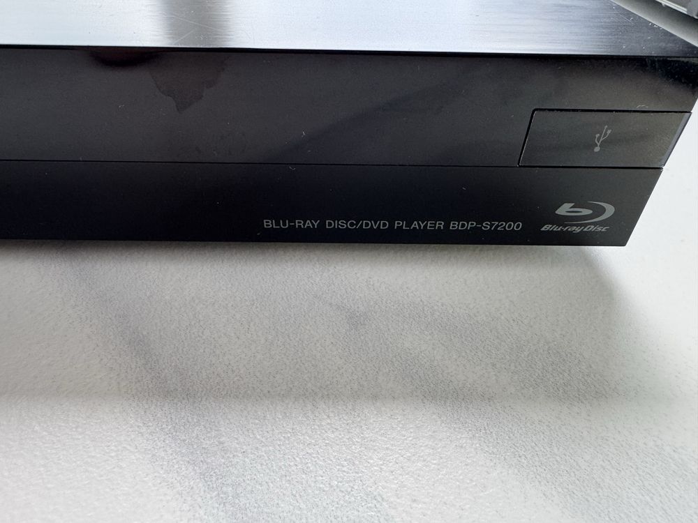 Blu-Ray Player 3D, 4K Sony BDPS7200, Wi-Fi, Negru