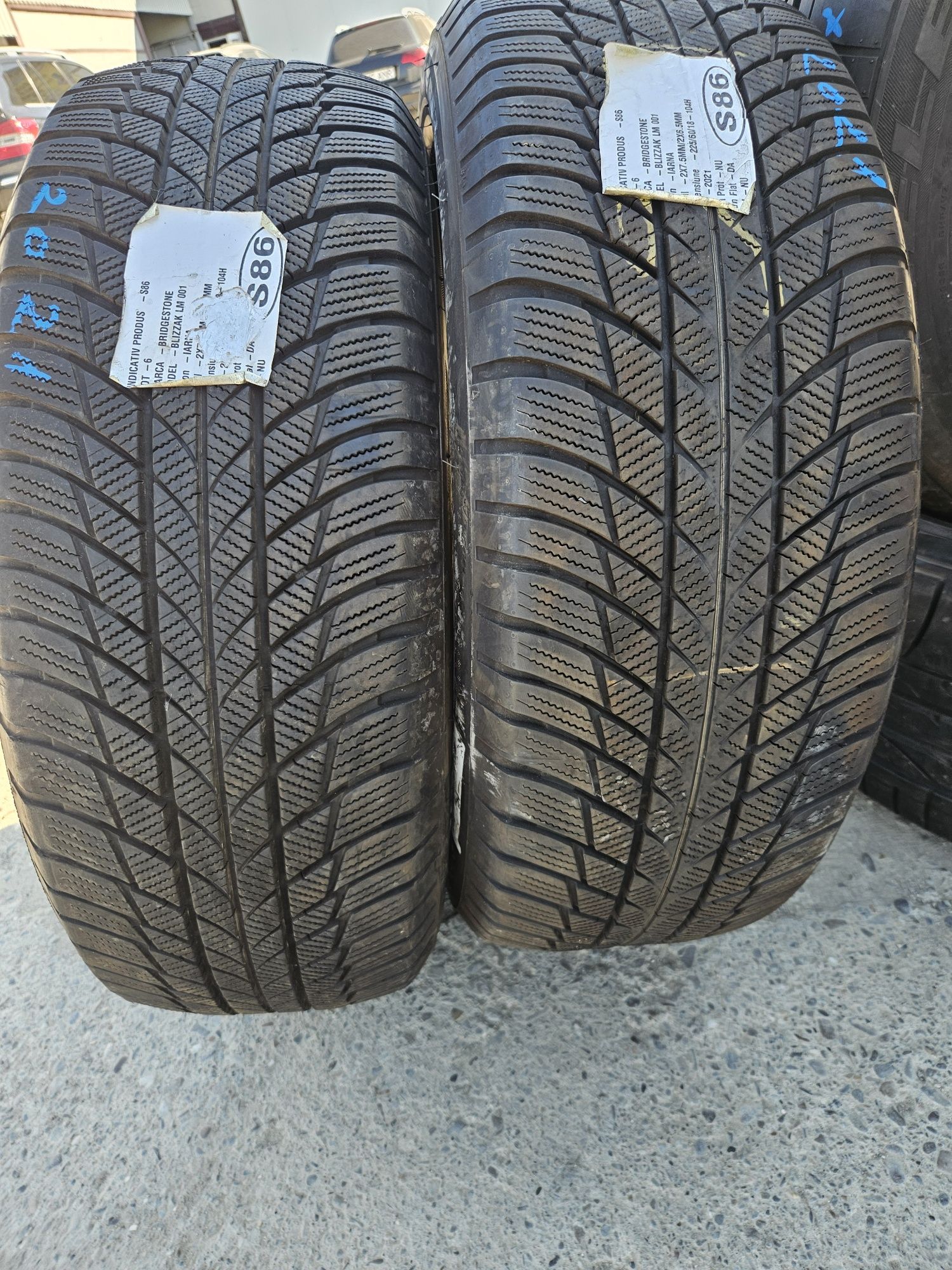 Vând anvelope iarna 225/60/18 225/60r18 BRIGESTONE
