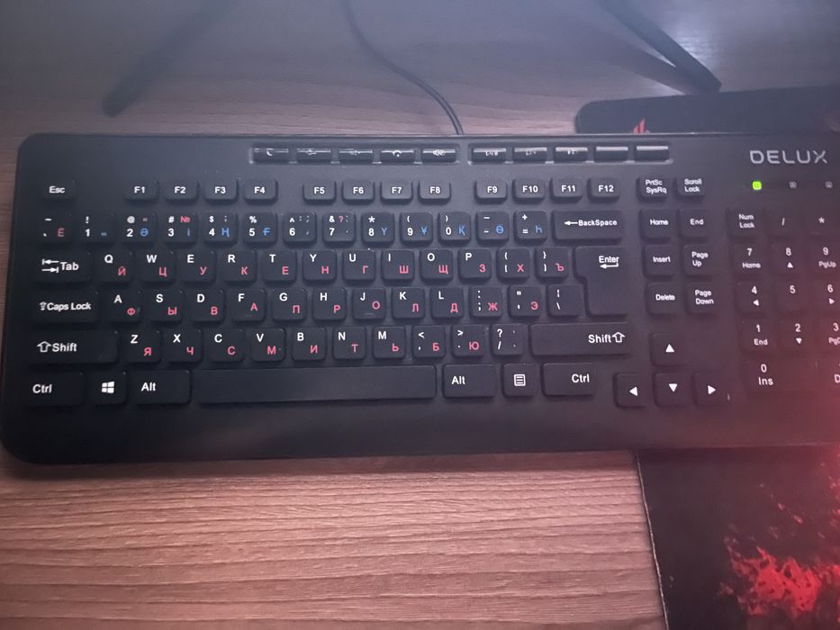 мышь logitech g102 + клавиатура deluxe