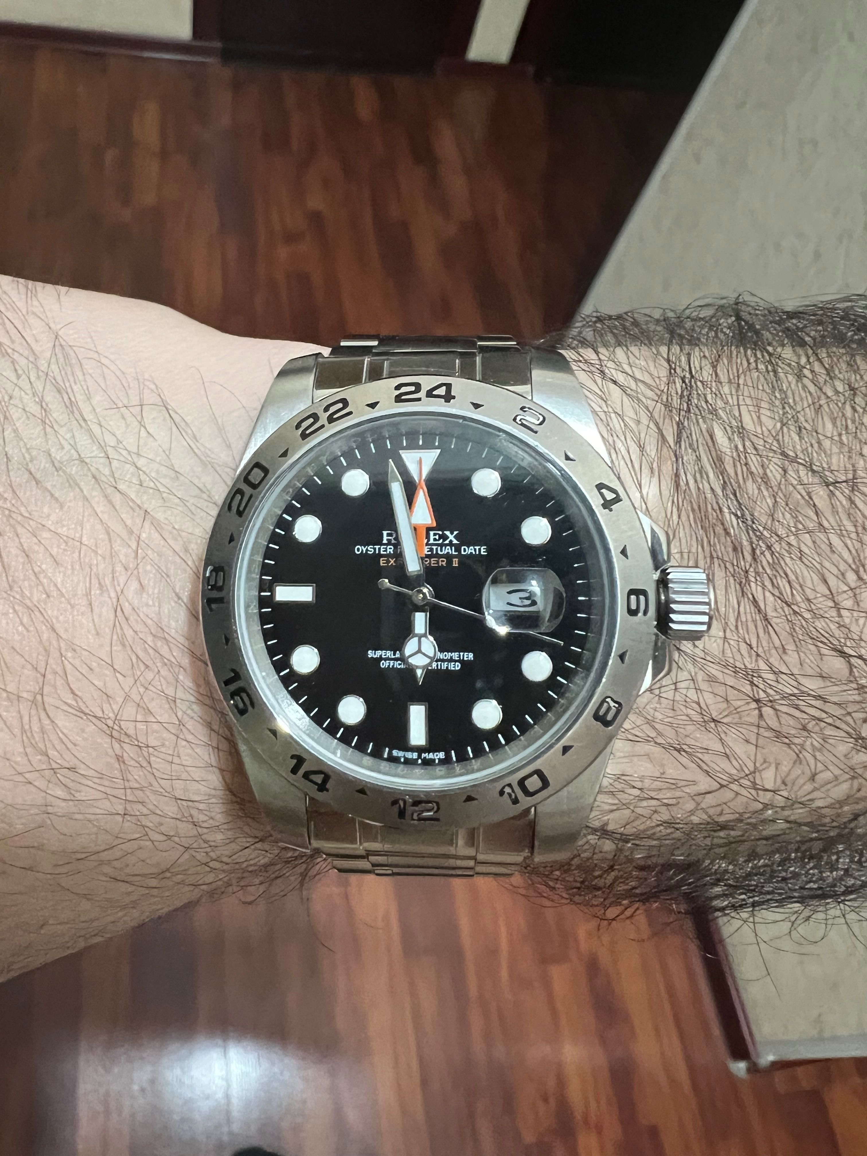 Rolex oyster perpetual date explorer II