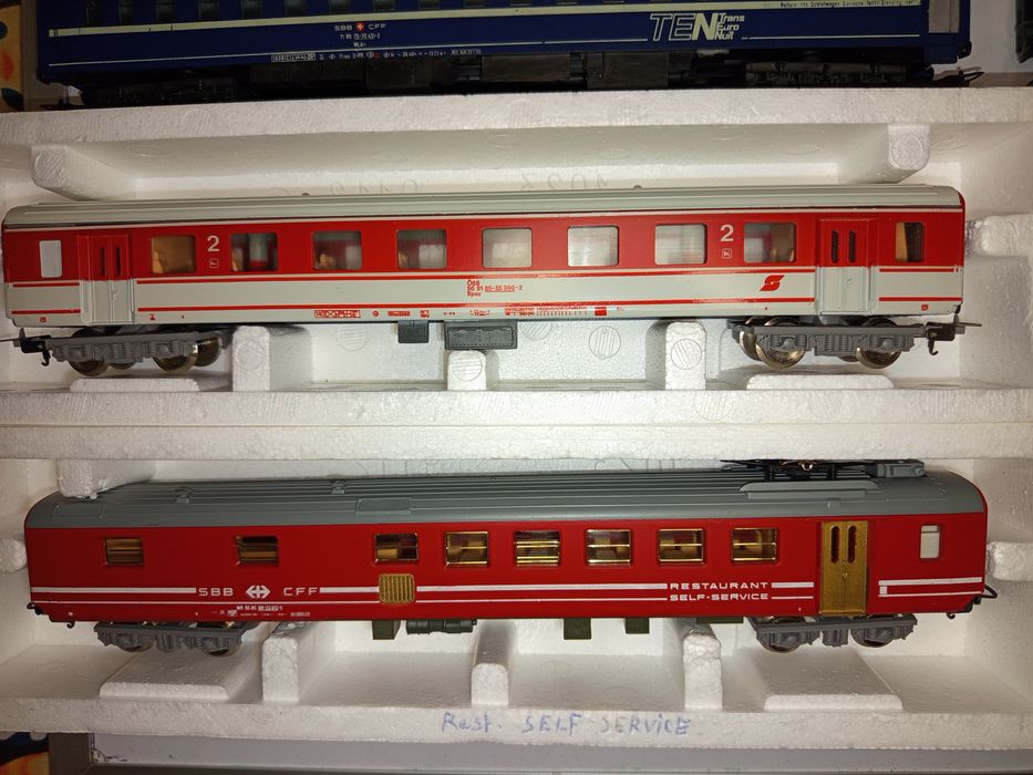 Vagoane călători HO Lima Schicht Roco trenulețe diorama piko