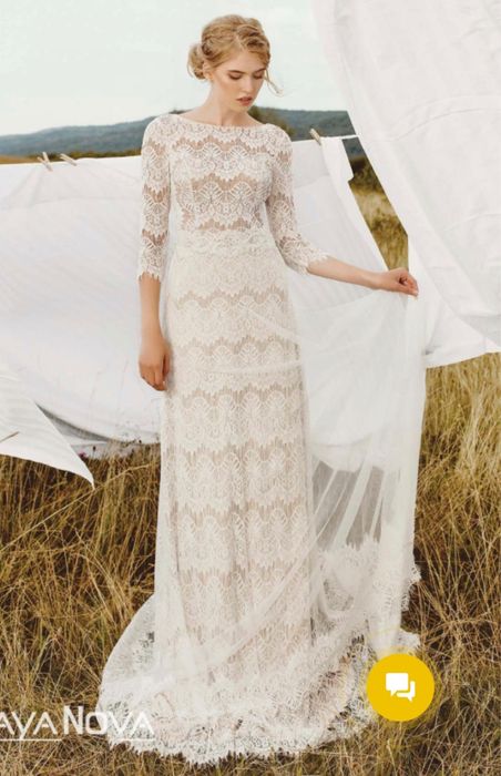Rochie de mireasă KAYA NOVA în stil BOHO - purtată o singură dată.