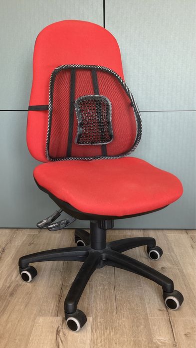 Scaun ergonomic de birou - rosu