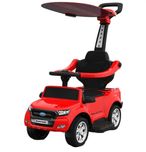 Masinuta copii de impins 3 in 1 Ford Ranger Wildtrax  cu parasolar