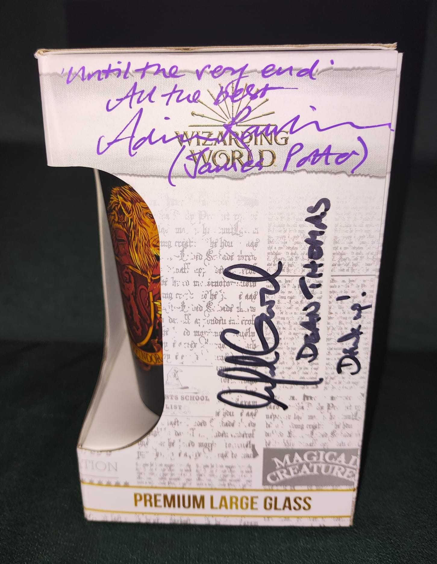 Cana Harry Potter Semnata de Alfred Enoch & Adrian Rawlins - Duo Auto