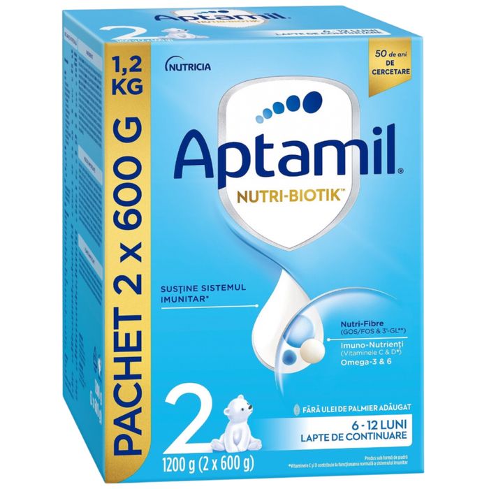 Aptamil 2 cutie la 1200 gr