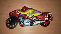 Motocicleta jucarie din tabla