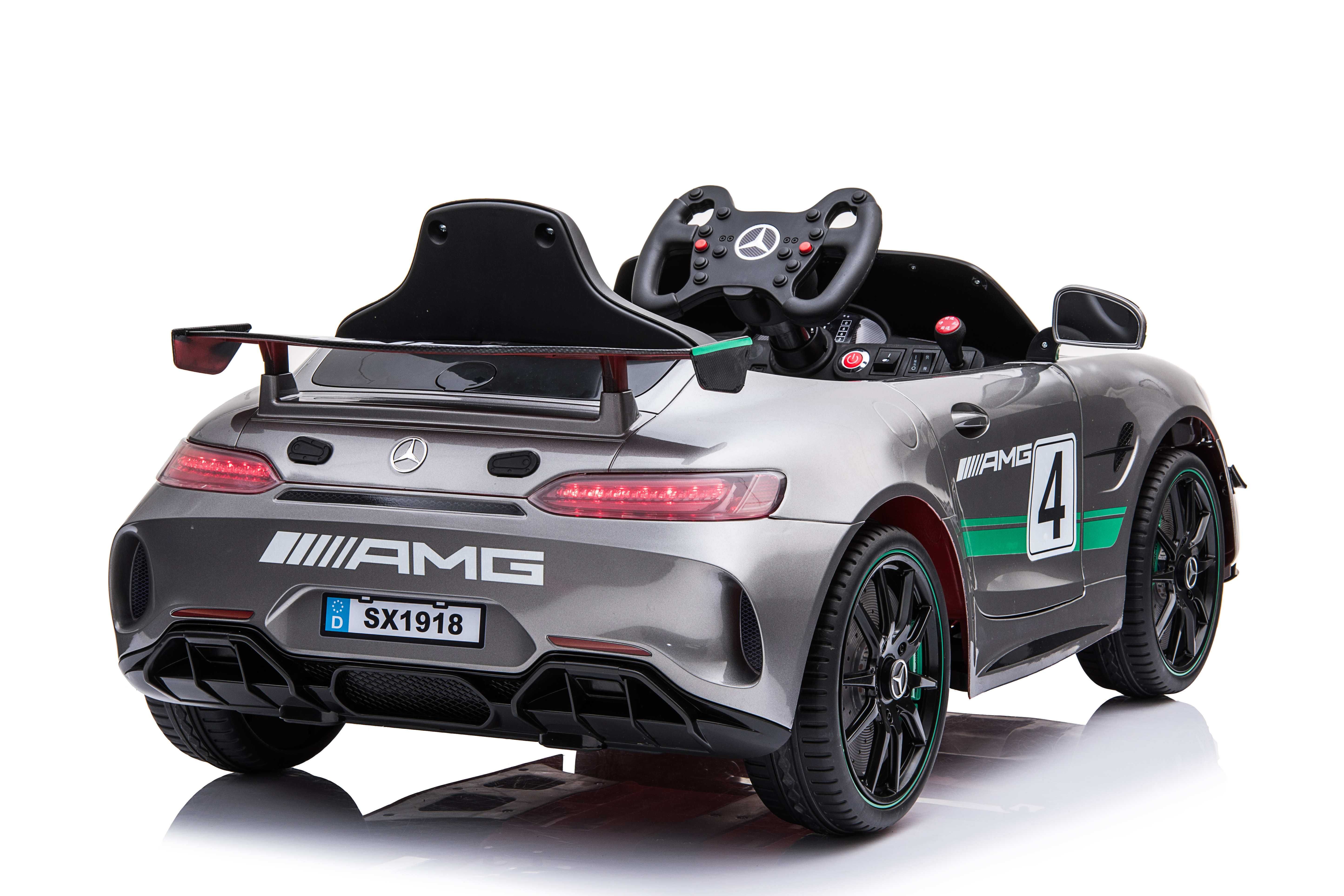 Лицензирана Акумулаторна Кола Mercedes GT4 EVO, 100W, 12V/7Ah