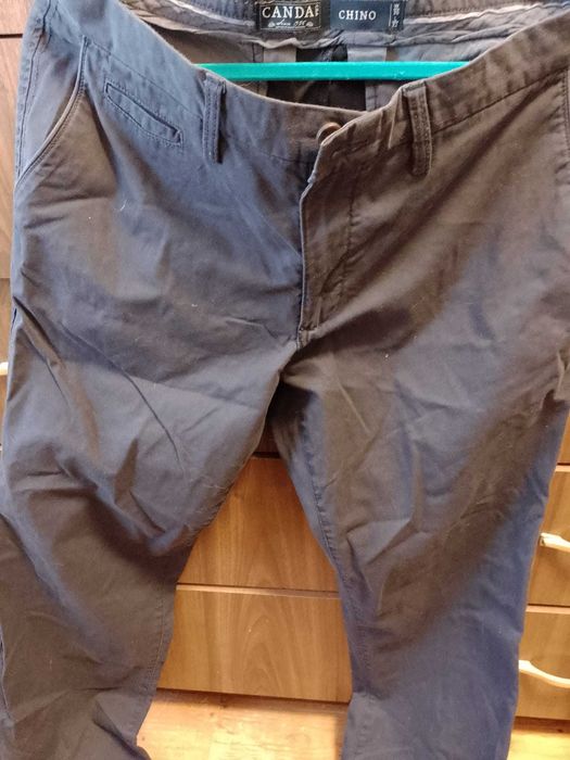 Pantaloni Bleumarin C&A Chino W36 L32