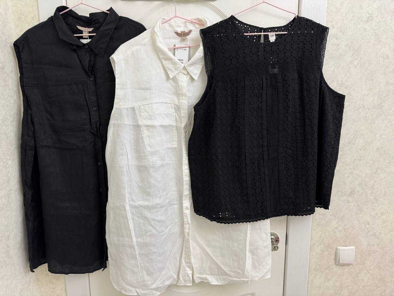 Новые рубашки лен 100% H&M, размер 3XL