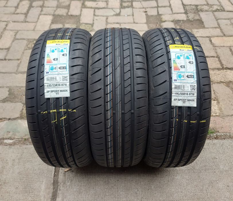 195/55 R16 87W Dunlop SP Sport Maxx TT *BMW DSST RSC RFT vară