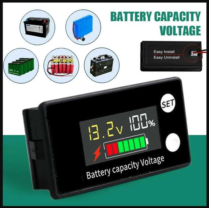 Tester monitor SOC acumulator solar fotovoltaic vehicul 8 - 100V