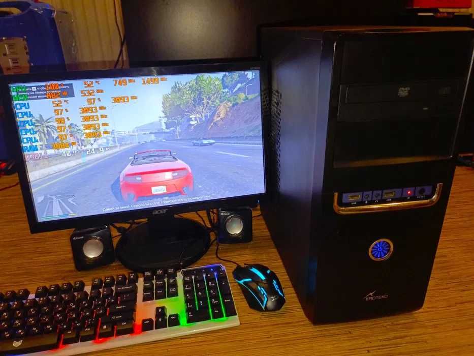 Системный блок Core i3 2100\8GB\GeForce GT630 1GB\250GB