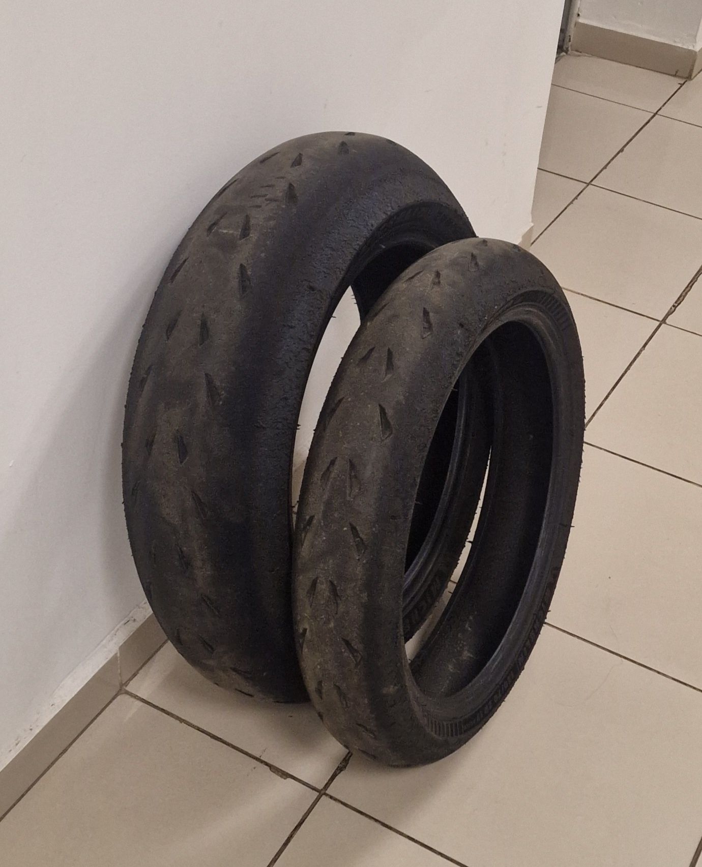 Set anvelope moto MICHELIN Power Cup 2, 200/55 120/70 ZR17
