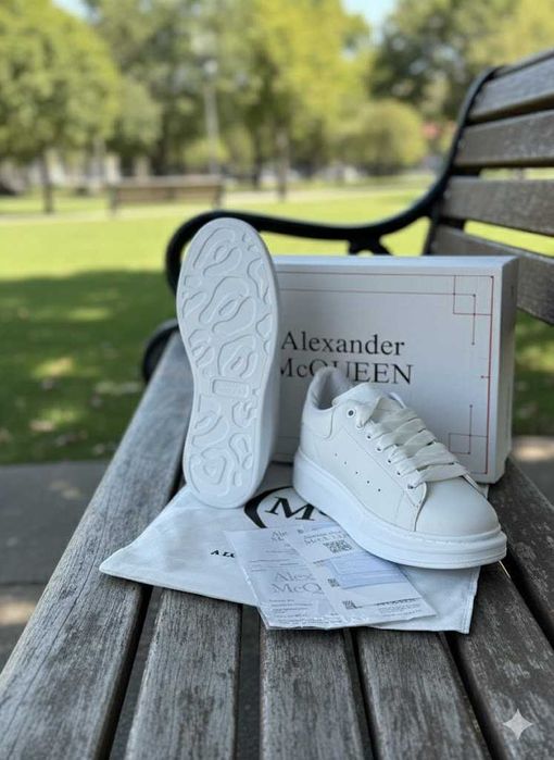 Adidasi Alexander Mc Q u e e n Full White - Full Box