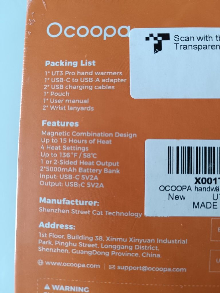 OCOOPA UT3 PRO Electric Hand Warmer 10000 mAh