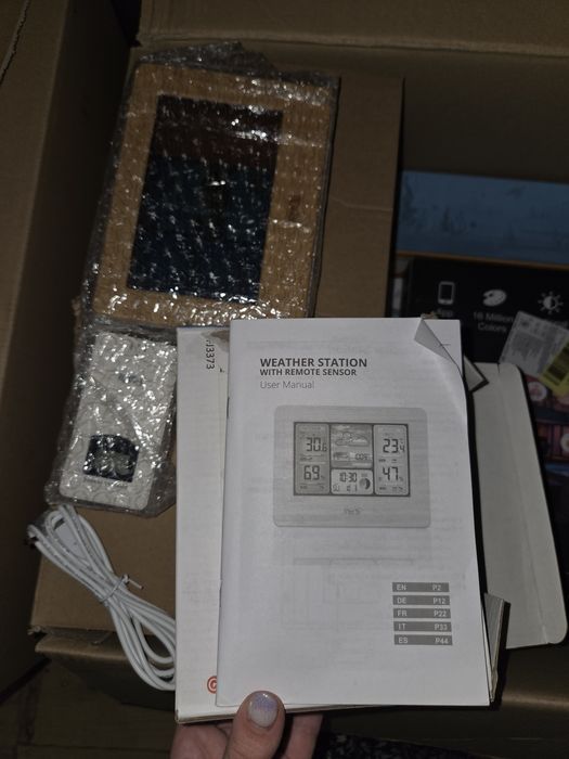 Statie meteorologica multifuncționala, senzor wireless