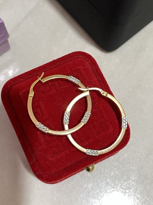 Золотые серьги Конго