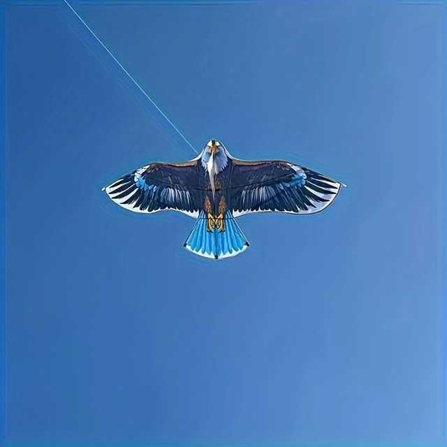 Хвърчило птица Орел 1,6м,1,8м, 50 м въже, подарък спорт на открито