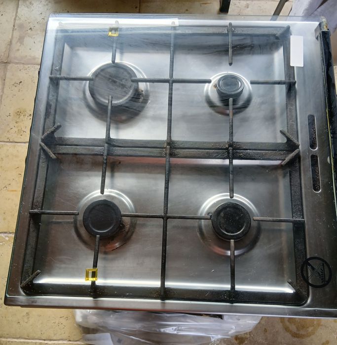 Aragaz ElectroluxEKG61185OX, aprindere electrica,plita,grill, 60 cm