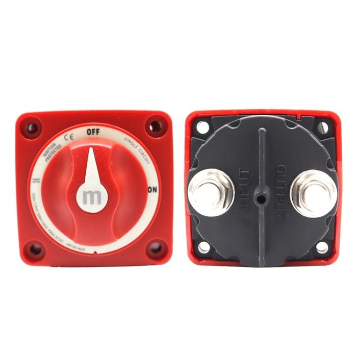 Comutator curent continuu on/off 300A, Rosu
Cod produs: COMT02R