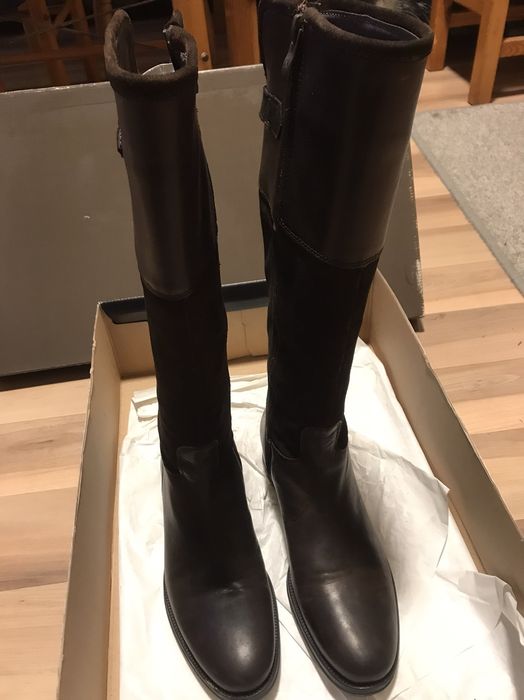 Кожени ботуши от естествена кожа и велур!