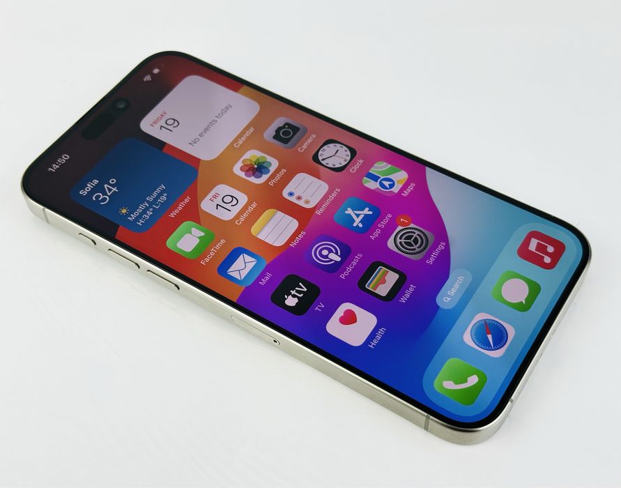 Apple iPhone 15 Pro 128GB Natural Titanium 90% Батерия! Гаранция!