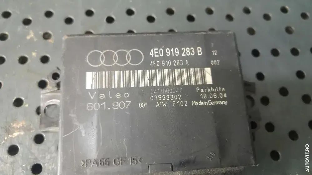 Modul senzori parcare audi a8 d3 4e2 4e8 4e0919283b 4e0910283a 03533302