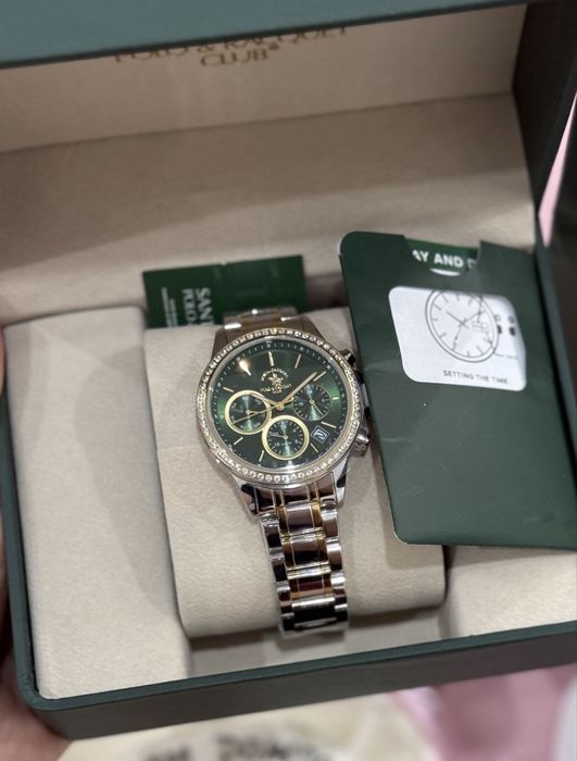 Жаңа әйелдер сағаты Santa Barbara Polo & Racquet Club”