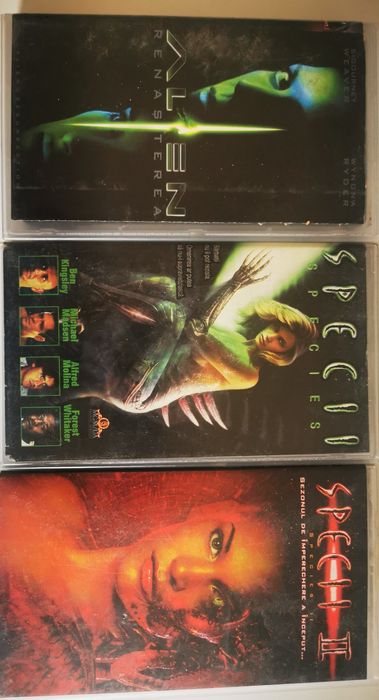 Filme VHS ALIEN Resurrection - Specii I - II