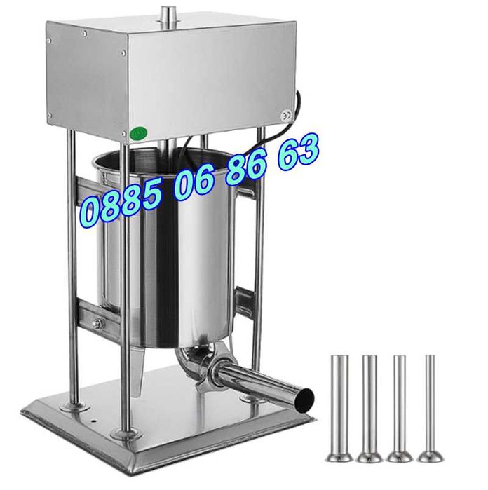Електрическа пълначка 10 литра и елетрическа бъркалка за кайма 15 кг