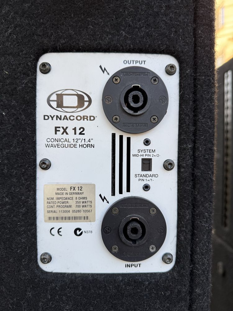 Vand sistem dynacord XA2 ( Fx20 - FX12 )