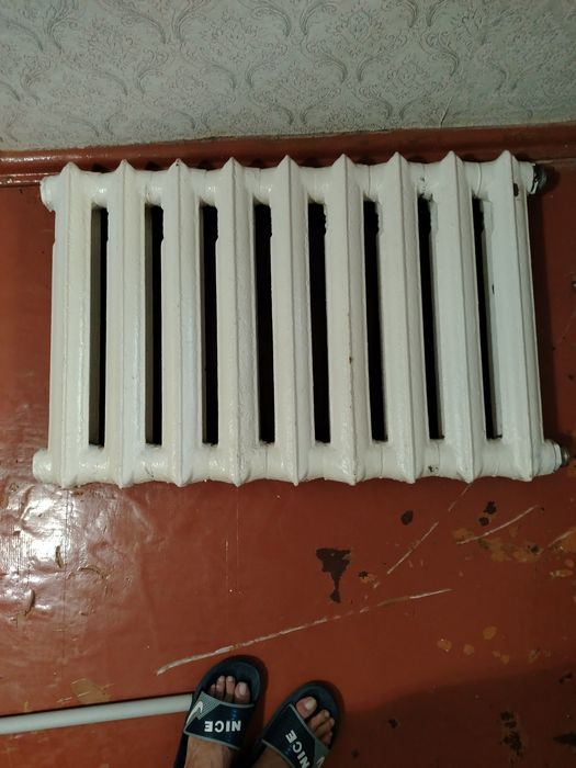 Чугунный отопление.