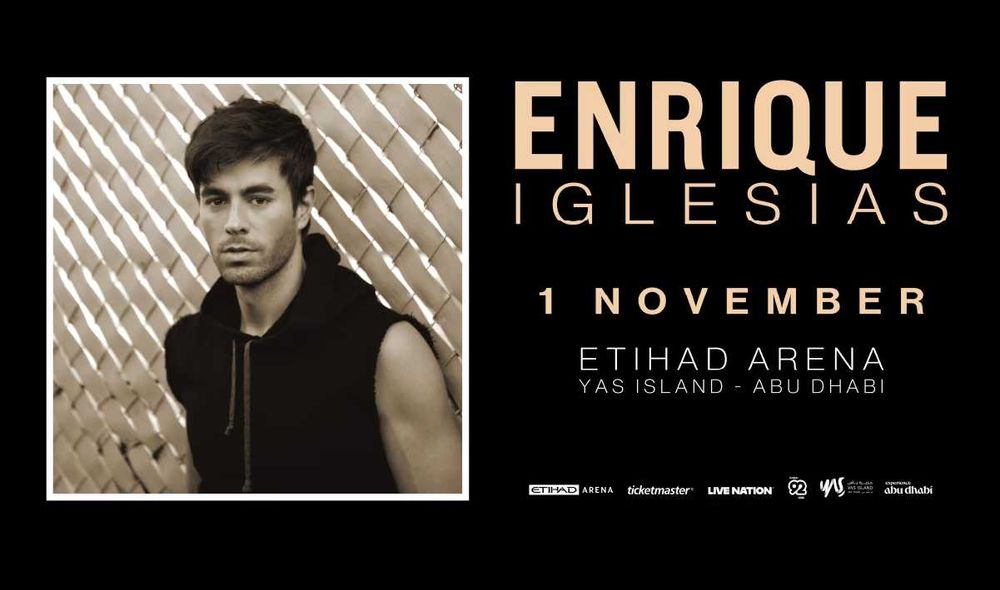 Билеты на концерт Enrique Iglesias, 01.11.25, Абу Даби.