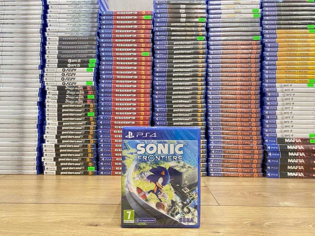 Новый в пленке Sonic Frontiers PS4/PS5 Большой Выбор Игр
