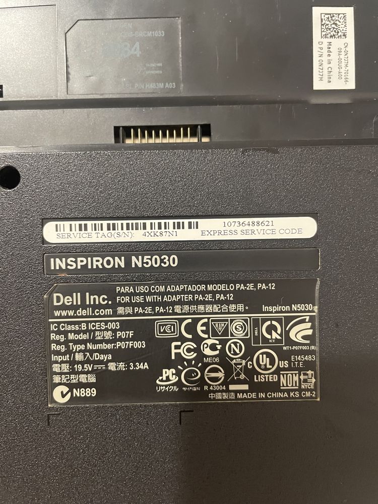 Dell inspiron N5030