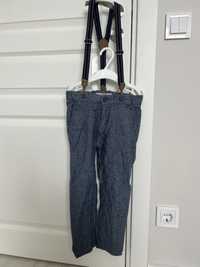 Детски панталон с тиранти h&m размер 110 см и 116 см