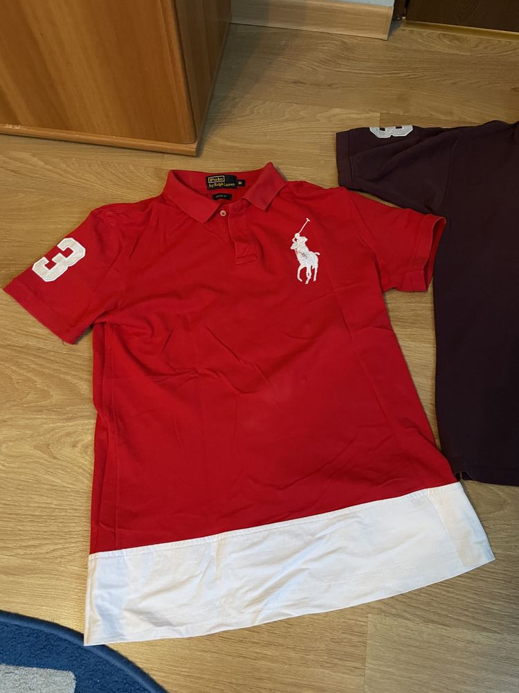 2 tricouri Polo Ralph Lauren, M-L, bumbac