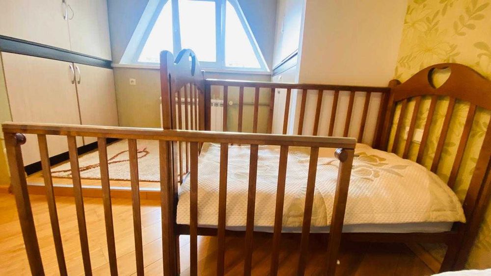 манеж деревянный