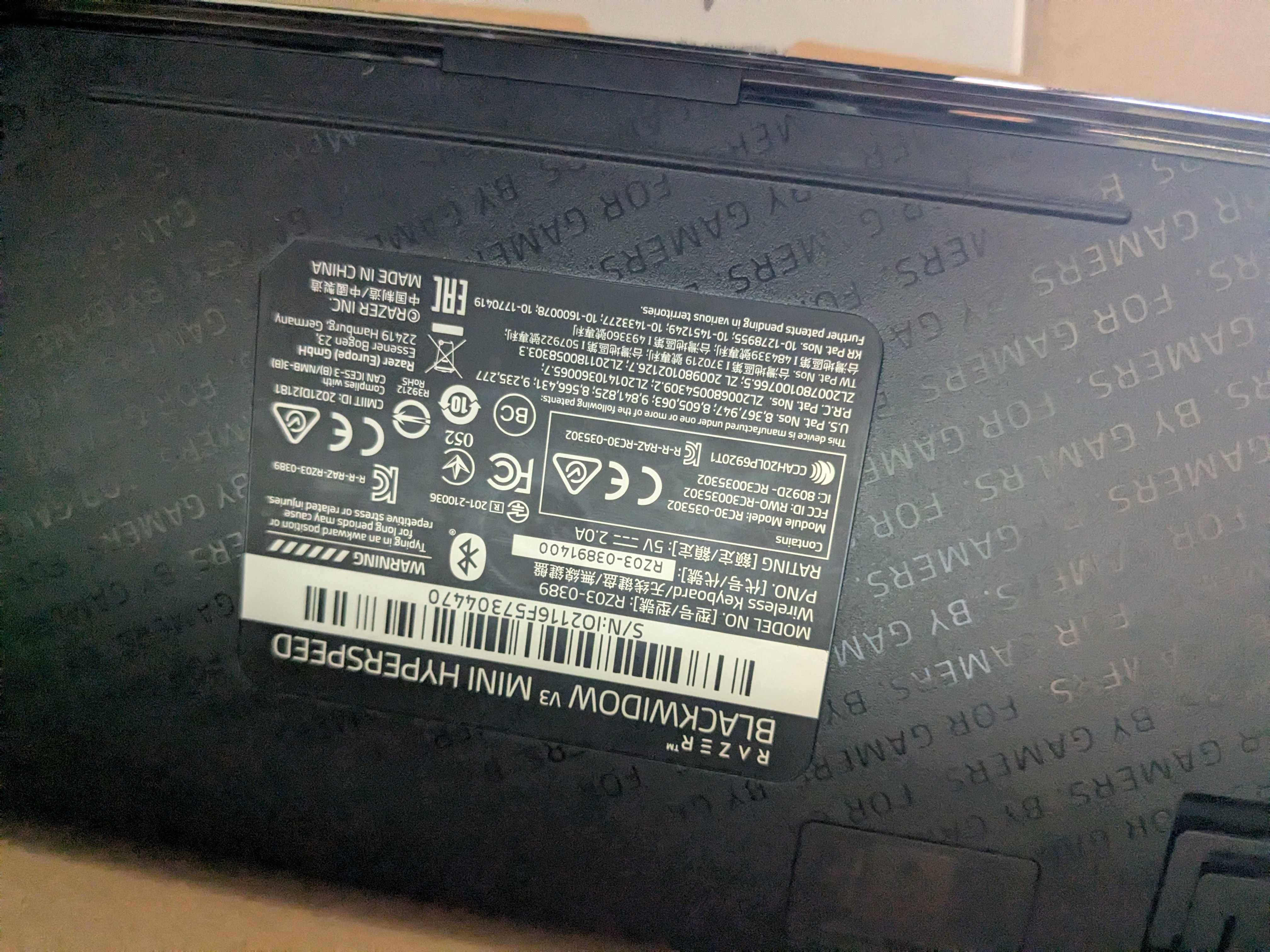 Безжична клавиатура Razer V3 Mini Hyperspeed