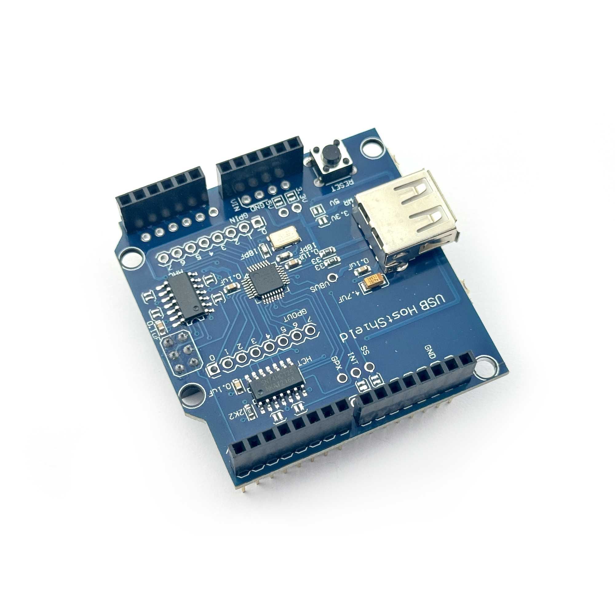 Arduino USB 2.0 Host Shield – USB хост расширение на MAX3421E